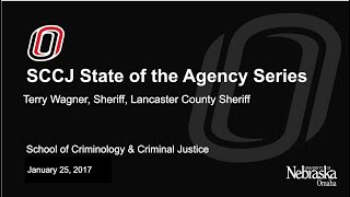 Criminal Justice Lecture Terry Wagner, Lancaster County Sheriff