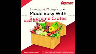 Supreme Plastic Crates