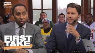 Stephen A. Smith And Will Cain Troll Each Other | First Take | June 12, 2017