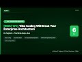 [RISK] Why Vibe Coding Will Break Your Enterprise Architecture | #NEWIT