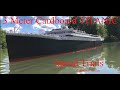 3 METER CARDBOARD TITANIC SINKING MODEL SPEED TRIALS!  - Cinematic Edition -