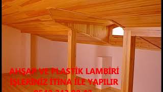 SAFRANBOLU AHŞAP VE PLASTİK LAMBİRİ İŞLERİNİZ MALZEMELİ YADA İŞÇİLİK  İTİNA İLE YAPILIR 0543 2439043