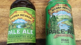 Sierra Nevada | Pale Ale | Draught Style Can v Classic Bottle