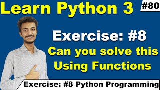 Exercise #8 Python Programming, Function to find the greatest among two numbers in Python