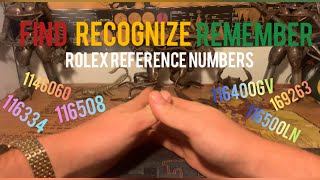 How to Find, Recognise & Remember Rolex reference numbers (breakdown)