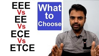 EEE Vs ECE Vs EE Vs ETCE Which one is Better Scope, Govt Jobs, Private Jobs Salary in India Hindi