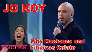 Japanese Girl Reacts to Jo Koy - Why Mexicans and Filipinos Relate - REACTION