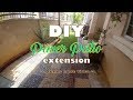 DIY Paver Patio Extension under a Pergola Timelapse