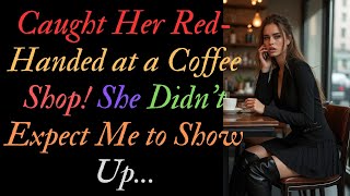 Caught Her Red Handed at a Coffee Shop! She Didn’t Expect Me to Show Up..