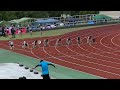 近江高校男子陸上競技部　彦根市民１００ｍ予選①　2016.4.29