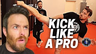 I learn to Kick like a pro