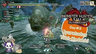 MHRS - ชีวิตประจำวันของ Solo Hunter สาย Charge Blade - Day 3 - Jyuratodus & Tobi-Kadachi