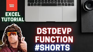 DSTDEVP Function #shorts Microsoft Excel Tutorial
