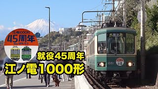 【江ノ電1000形・就役45周年】江ノ島電鉄