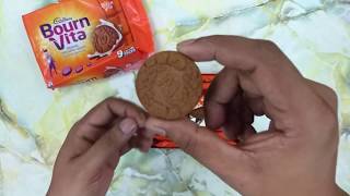 Cadbury Bournvita Crunchy Chocolate Cookies - REAL Bournvita