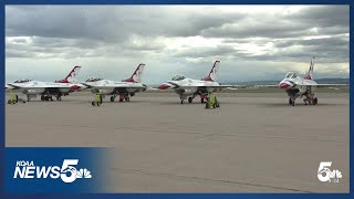 Thunderbirds land in Colorado Springs ahead of Air Force graduation