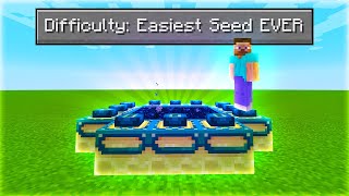 I Found The Easiest Seed In Minecraft...
