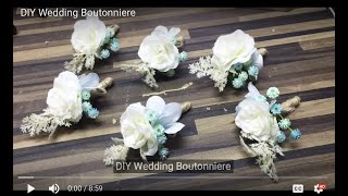 DIY Wedding Boutonniere