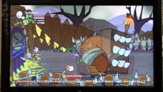 城堡毀滅者單人瘋狂模式實況 Castle Crashers Solo Insane Mode 01b (with caption)