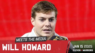 Will Howard discusses the Cotton Bowl win, previews national title game