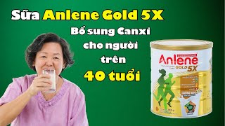 Sữa bột Anlene Gold 5X công thức vàng bổ sung Canxi cho người già, người lớn tuổi