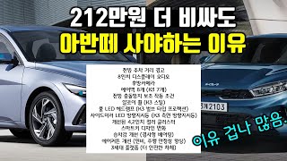 아반떼가 K3 보다 212만원 더 비싸도 사야하는 13가지 이유