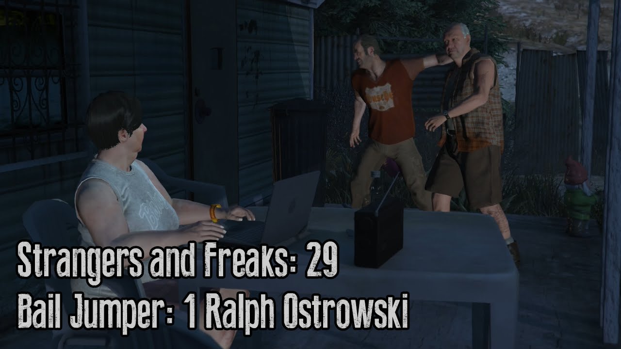 GTA 5 - Strangers And Freaks #29 - Bail Jumper 1 Ralph Ostrowski - YouTube