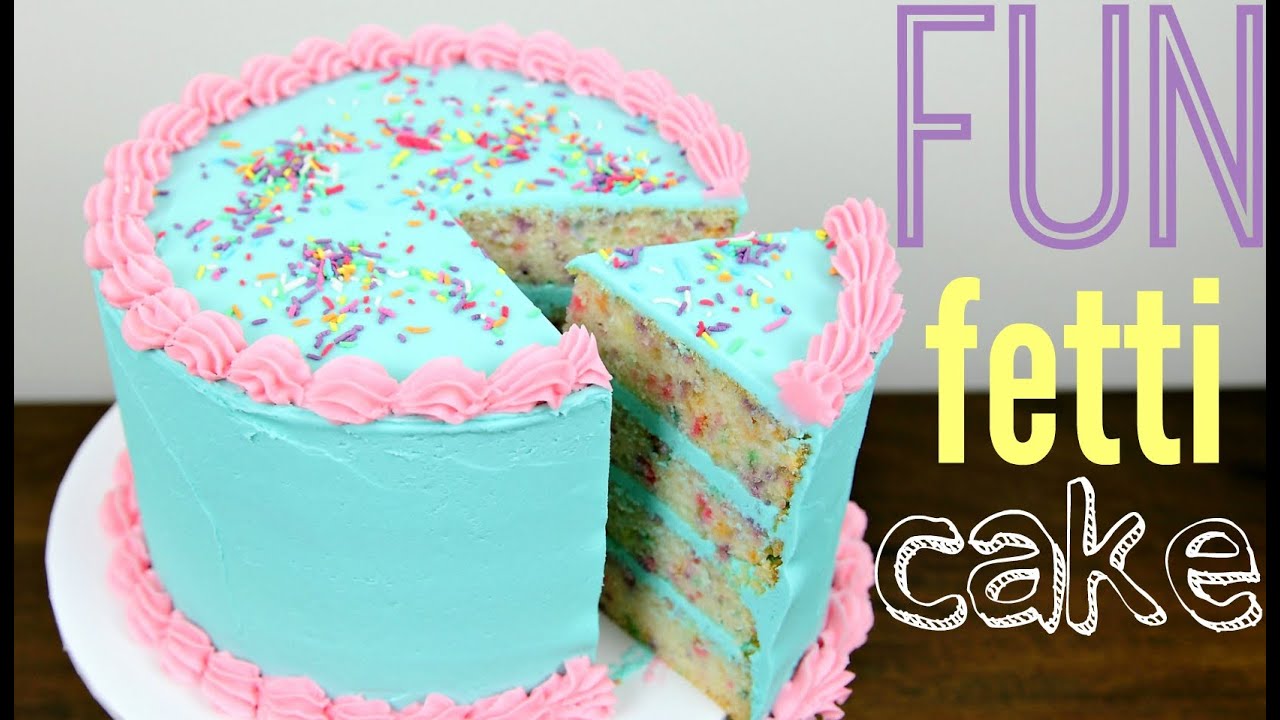 Funfetti Birthday Cake Decorating Cake Style Youtube