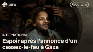 Trêve à Gaza : réactions partagées chez les Palestiniens et les Israéliens