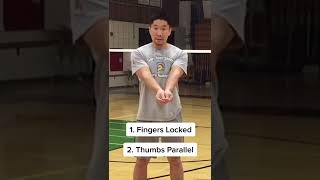 How To Pass A Volleyball (part 1/6) #shorts