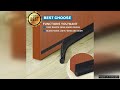 maxtid door draft stopper 36 inch black adjustable door draft blocker front review