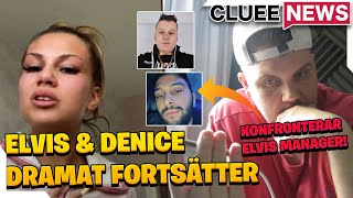 Denice & Elvis DRAMAT Fortsätter #Clueenews Intervju med Saliboys manager och Elvis!