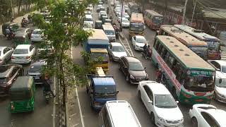 Busy and heavy traffic city dhaka।। ব্যাস্ত আর যানজটের শহর ঢাকা। #ঢাকা #রাজধানী #বাংলাদেশ #শহর