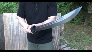 Longquan Forge Dragon Tiger Broadsword ($120) Short Sword Review