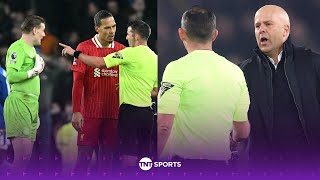 Virgil van Dijk criticises Michael Oliver after Everton rescue point in CRAZY Merseyside derby 🔥