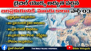 మానవజాతి వినాశనం ఎందుకయ్యింది? నోవహు జలప్రళయం- చరిత్ర  | Noah Floods | BIBLE VELUGULO