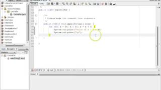 Java Tutorial 008 - Control Loop - For