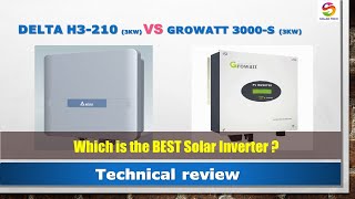 Best Solar Inverter Delta Vs Growatt 3KW- Hindi