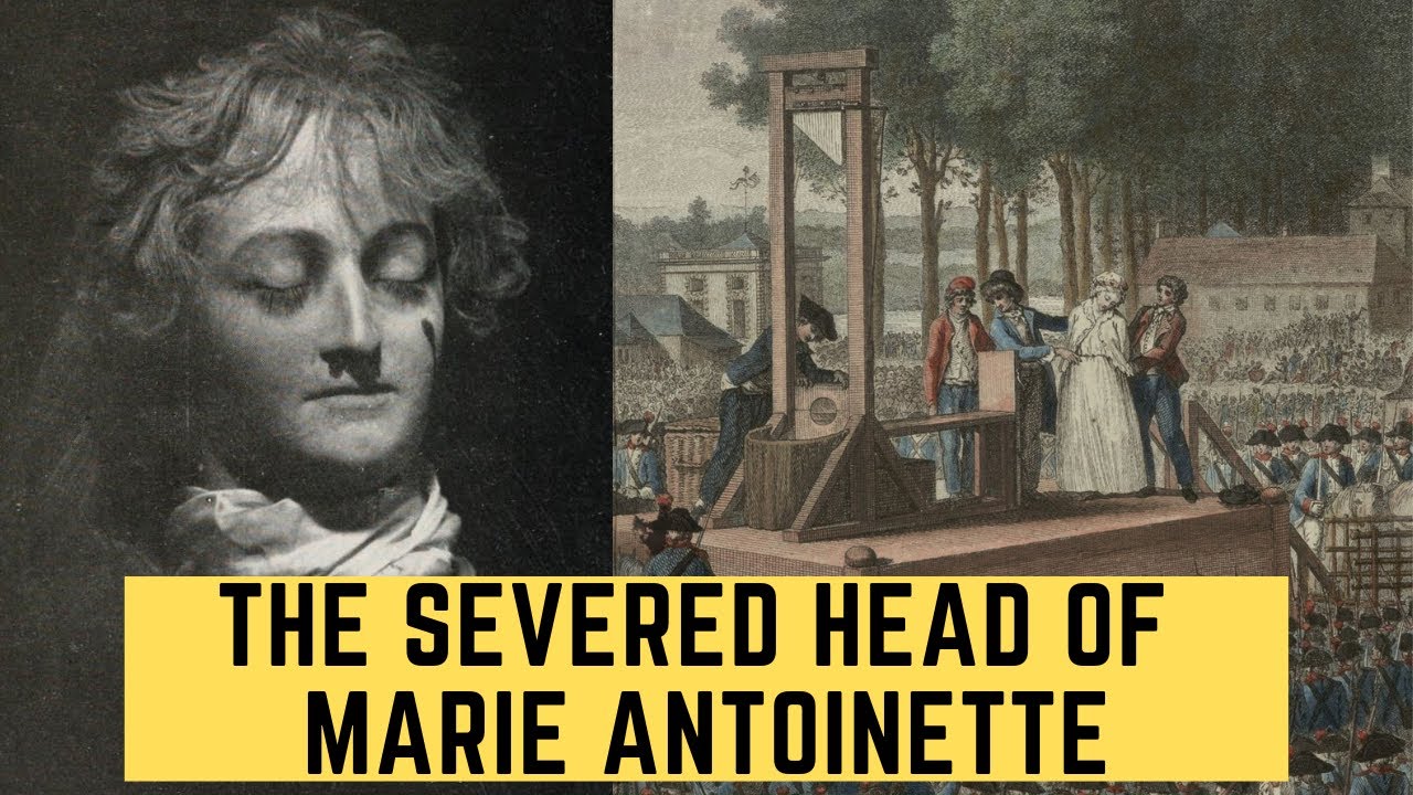 Guillotine Marie Antoinette Head