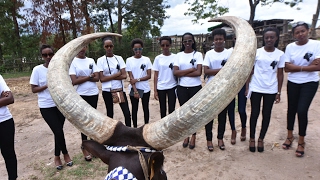 MISS RWANDA 2017 CONTESTANTS VISIT KING'S PALACE