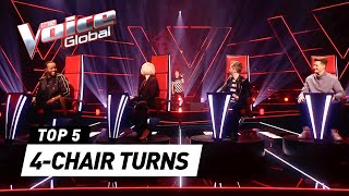 INSTANT 4-CHAIR TURNS in The Voice