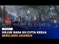 Unjuk Rasa UU Cipta Kerja Berujung Anarkis