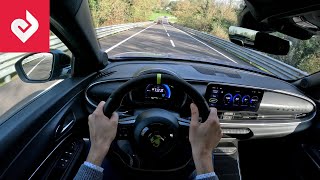 POV Abarth 600e | Walkaround, Interior, Race Track, Driving