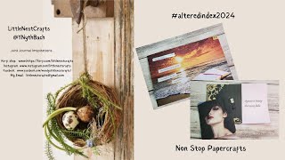 #alteredindexcard2024-Nonstoppapercrafts-Tuesday Challenge Wk10 and Wk37