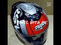 helm RSV FF500 Machine dimodif ganteng di Toko Helm Bogor