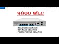 How to create SSID/WLAN/WIFI NAME Cisco WLC 9800#cisco #wireless #9800 #9800wlc