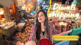 First time DIWALI shopping in Bangalore | New Home | Diwali Celebration