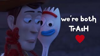 Forky being my favourite character from Toy Story 4 for 5 minutes straight 🍴