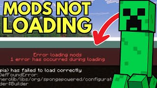 How To Fix Error Loading Mods in Minecraft - Full Guide