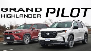 Toyota Grand Highlander vs  Honda Pilot: Which 3 Row SUV is the Better Choice?